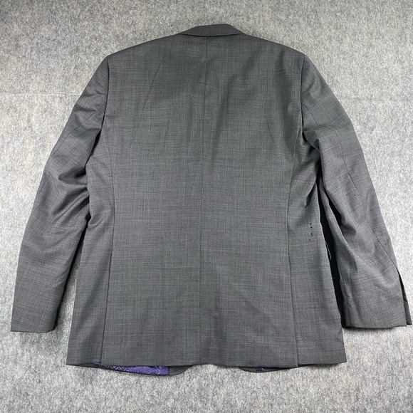 Ted‎ Baker Endurance Suit Jacket 42R Gray 2 Button Wool New with Defects NWD - Picture 12 of 16